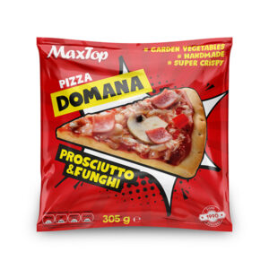 Domana Pizza  sonkás-gombás305g Fóliás